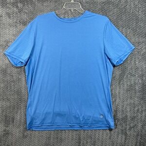 Soybu Active Moisture Wicking Athletic T-Shirt Men's XL Blue Performance Sport